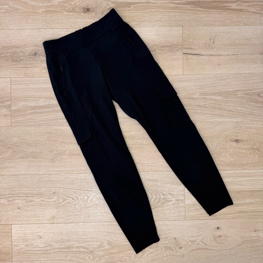 Athleta Black Cargo Ankle Pant